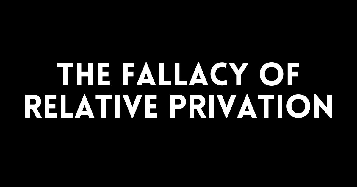 86: The Fallacy of Relative Privation